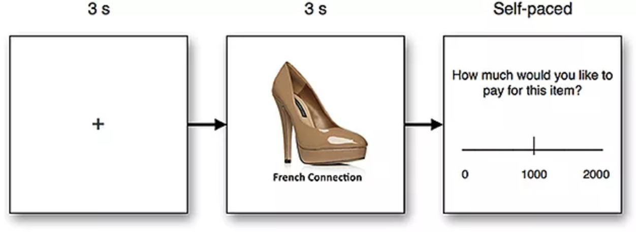 Timeline from viewing a product to purchase decision.